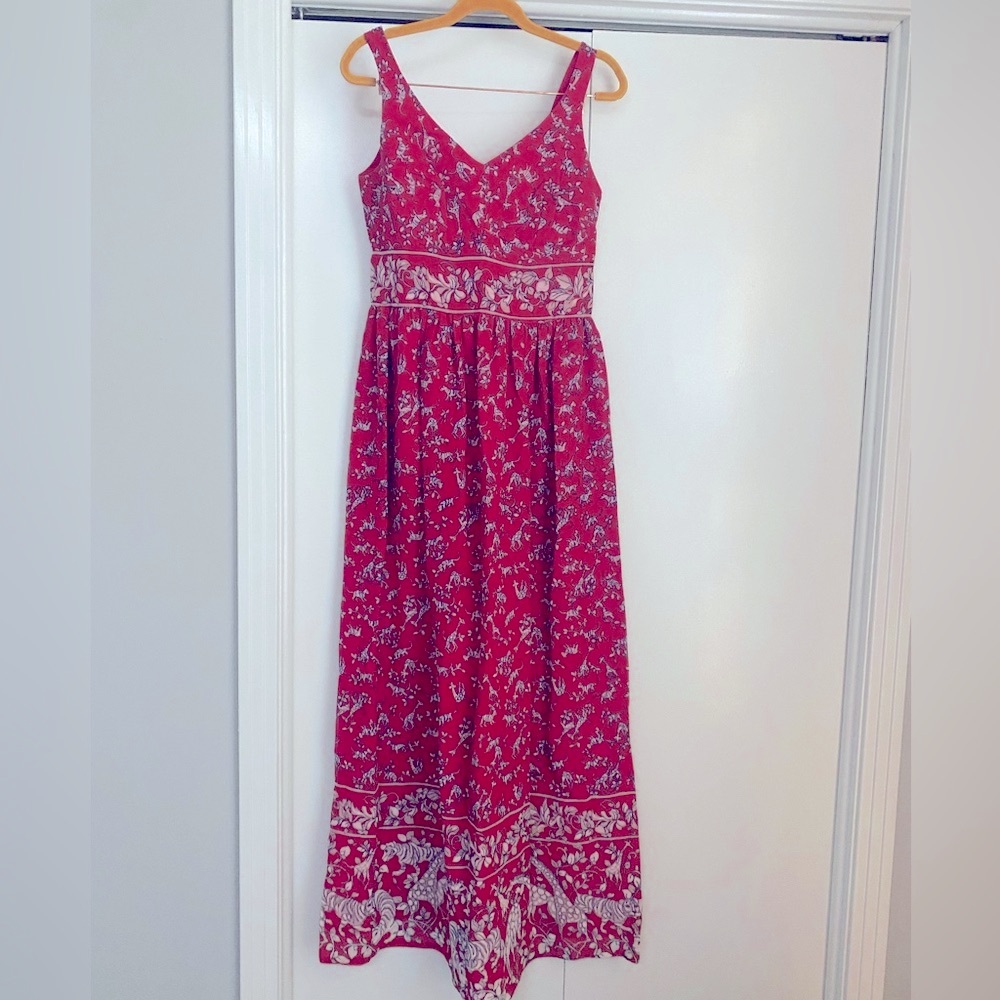 Red Floral Maxi Dress